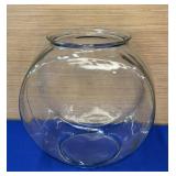Large 11" Tall Glass Fish Bowl no shipping