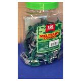 bucket of Plastic Military figures