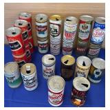 Vtg Single Beer Can lot