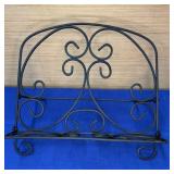 Metal Cook Book Holder Stand 13"