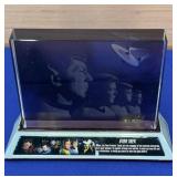 2016 Star Trek 50th Ann Glass Sculpture note chip