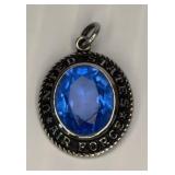 USAF Sterling  Pendant Crest Craft .75"