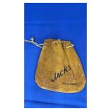 Vtg Leather Jacks Bag