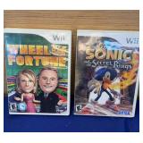 Wii Sonic / Wheel of Fortune Games