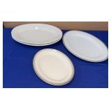 15"/11"  Platter lot Buffalo China/Knowles/German
