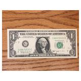 1963 B $ 1 Federal Reserve Note Barr-Uncirculated