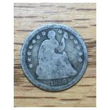 1856 Seated Liberty Half Dime