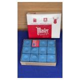 Master Billiard Chalk box of 12 NOS