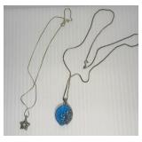 Necklace lot Chains marked 925 Italy