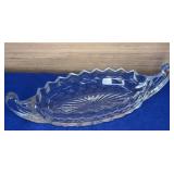 Fostoria Relish Boat 9"