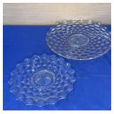 11/14" Fostoria Round Platters no shipping