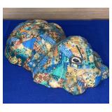 14" Plaster Patchwork Dog