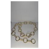 Gold Tone Chain Belt 35"