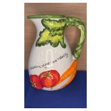 Vitamins Vigor and Vitality Pitcher 11.5"