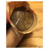 Roll of 50 Wheat Pennies