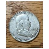1950 D Franklin Half