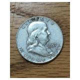 1957 D Franklin Half