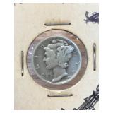 1945 Mercury Dime Micro S