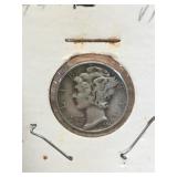 1944 Mercury Dime