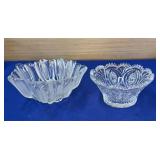 2 Glass Bowls 5/7"