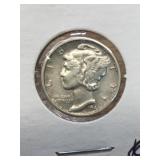 1945 S Mercury Dime
