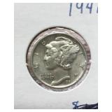 1941 Mercury Dime