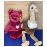 Pair Ty Beanie Babies