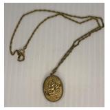 Ship Perfune Locket Necklace