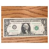1963 B $ 1 Federal Reserve Note Barr