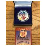 2000 American Eagle Silver Dollar In Full Color