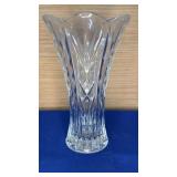 Heavy Tall Crystal Vase 8.5"