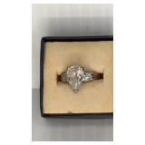 sz 6.25 Tear Drop Ring unmarked