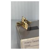 sz 7 Avon Rosey Facets Ring