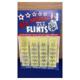 NOS All American Flints on Display Card
