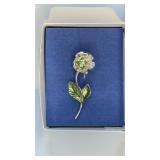2004 Avon August Birthstone Rose Pin