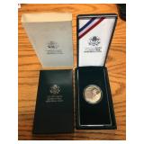 1991 US Korean War Memorial Silver Dollar