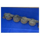 Vtg Door Bells/Sleigh Bells 14"