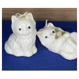 Pair 4" Cat Figurines