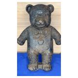 1989 Artwork Teddy Bear Door Stop 9"