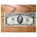 1950 B $10 Federal Reserve Note