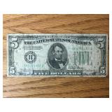 1934 $5 Federal Reserve Note