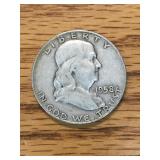 1958 D Franklin Half
