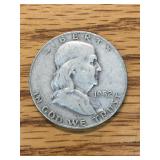 1952 D Franklin Half