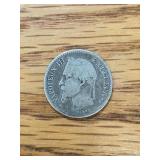 1866 French Napoleon lll .50 Cent