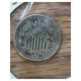 1867 Shield Nickel