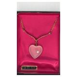 Frosted Heart Necklace