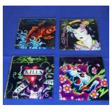 Ed Hardy Glass Coaster set