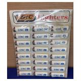 NOS Bic Lighters on Display Card