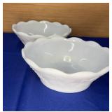 Pair Imperial Glass Colony Harvest Grape Bowls 8.5