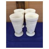 Harvest Grape Footed Goblets 5-1/2
